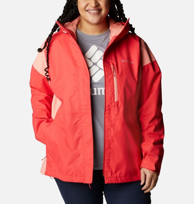 Women's Columbia Hikebound Jackets Red | Plus Size CA-H4685